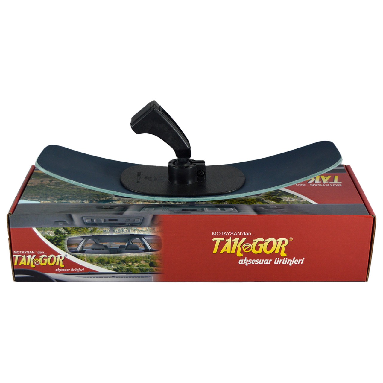 Cici Şahin Ayaklı-4 Universal İç Dikiz Aynası r320 275x80 mm TEKNİK ÇİZİMLER