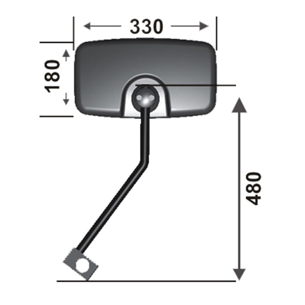 Doğan Universal Bumper Mirror Set TECHNICAL DRAWINGS