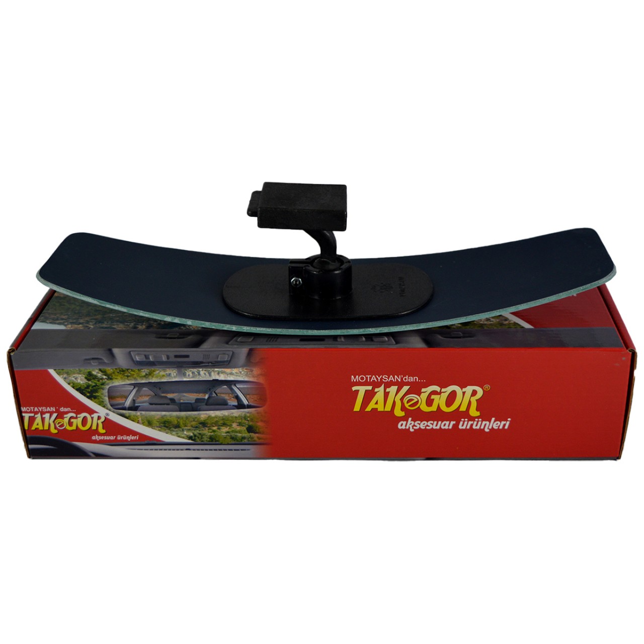 Pala Vertical Arm-2 Universal Interior Rear View Mirror r450 305x95 mm TECHNICAL DRAWINGS