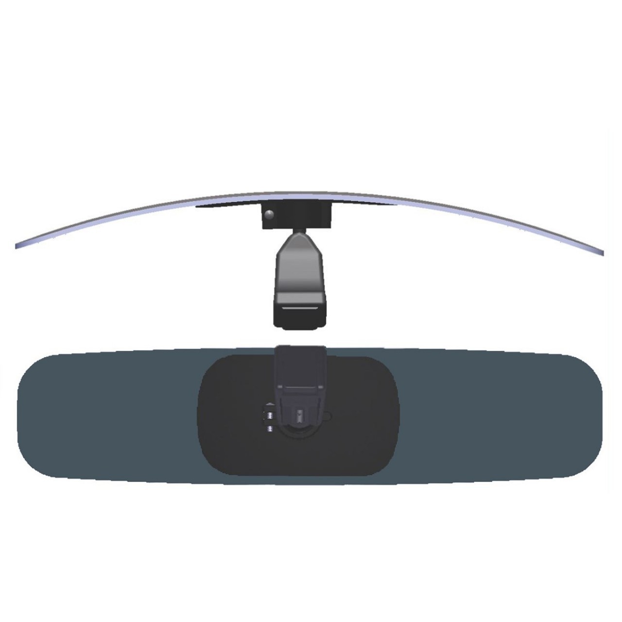 Cici Şahin Pedestal-1 Universal Interior Rear View Mirror r1800 335x80 mm