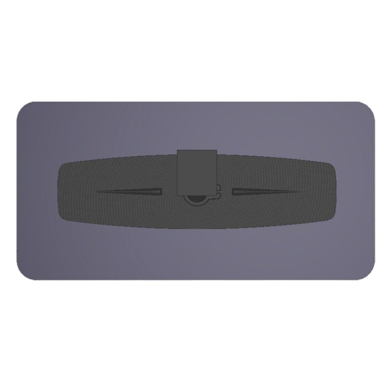 403 Universal Interior Rearview Mirror with Glass Arm r1800 355x175 mm