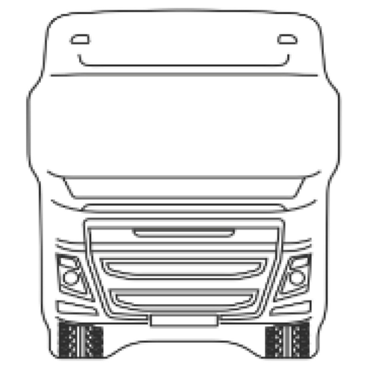 Volvo Cabin Revitalization Mirror with Knob 140x170 mm