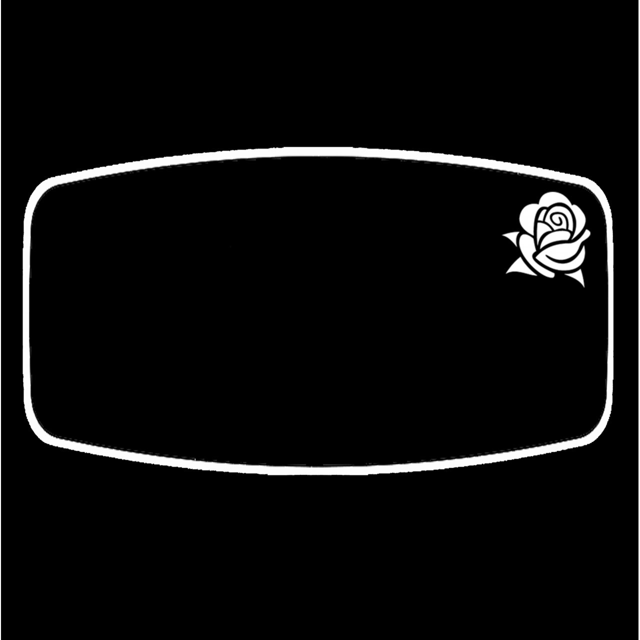 NAZAR ŞAHİN FOOT R450/ YAKAMOZ / WHITE (ROSE) Illuminated Interior Rear View Mirror 290x150 mm