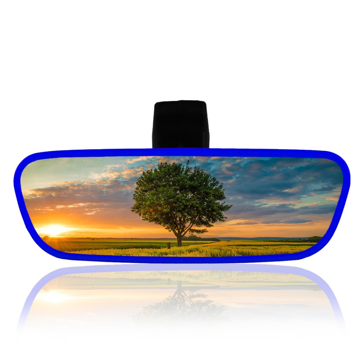 Universal Diamond Şahin Ayaklı-3 Interior Rear View Mirror 171x56 mm Blue