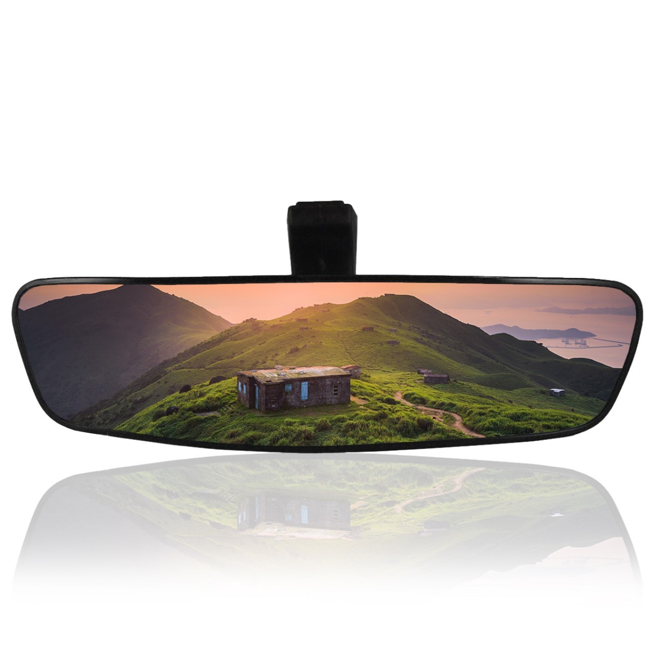 Universal  Pırlanta Şahin Ayaklı-6  Interior Rear View Mirror 277x73 mm Black
