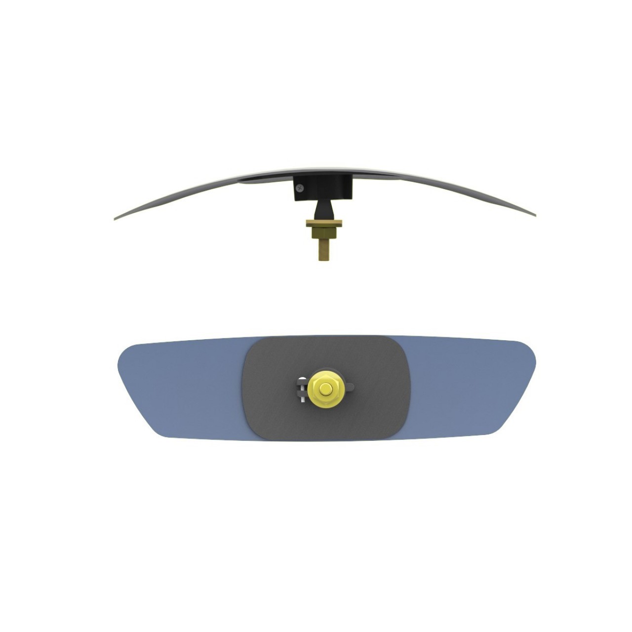 Sapphire Knob-2 Universal Interior Rear View Mirror r1800 285x80 mm