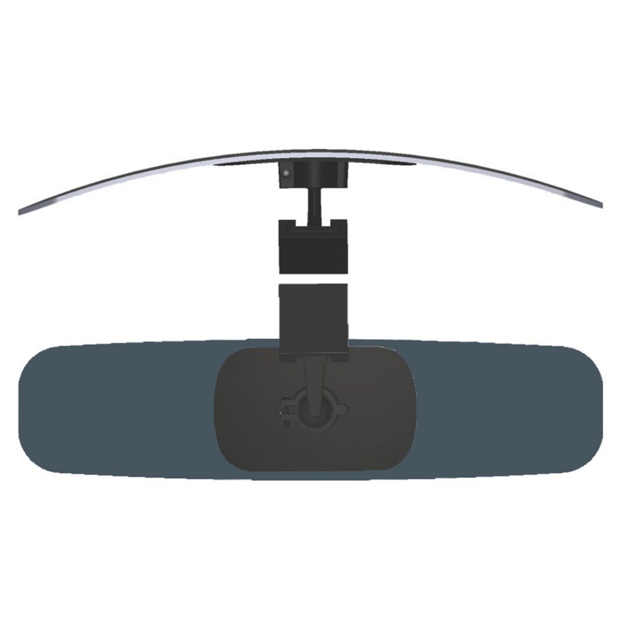 Cici Bent Arm-1 Universal Interior Rear View Mirror r450 335x80 mm