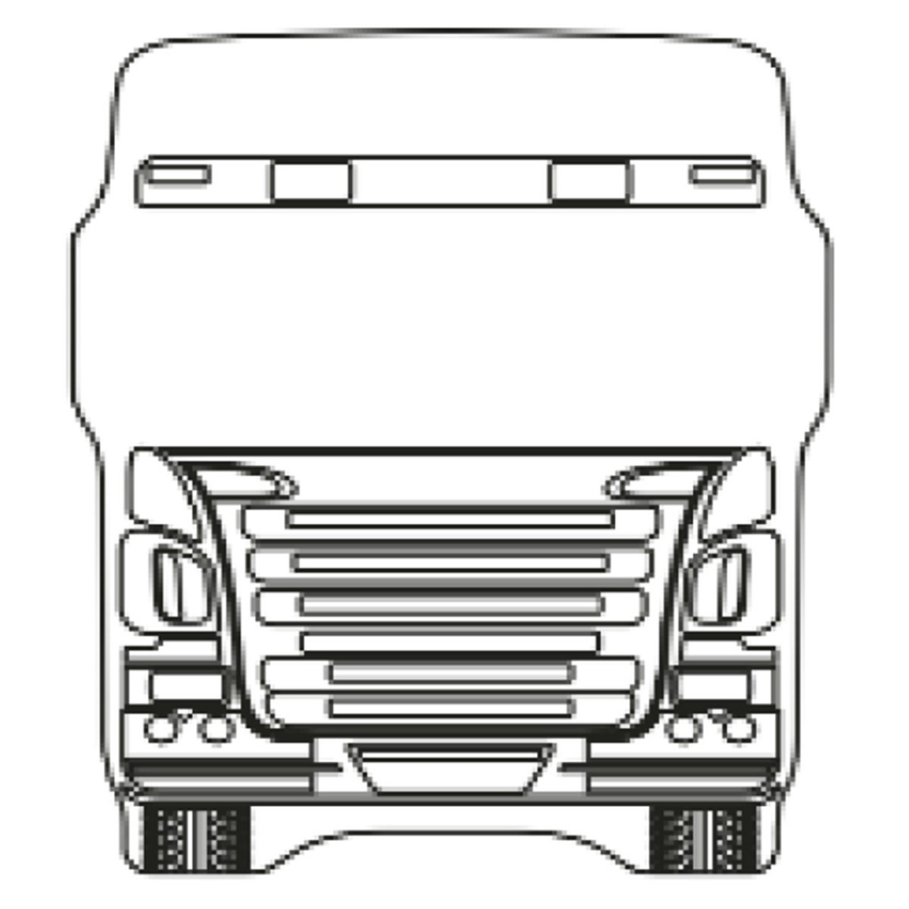 Scania Cabin Revitalization Mirror Kiva 140x170 mm