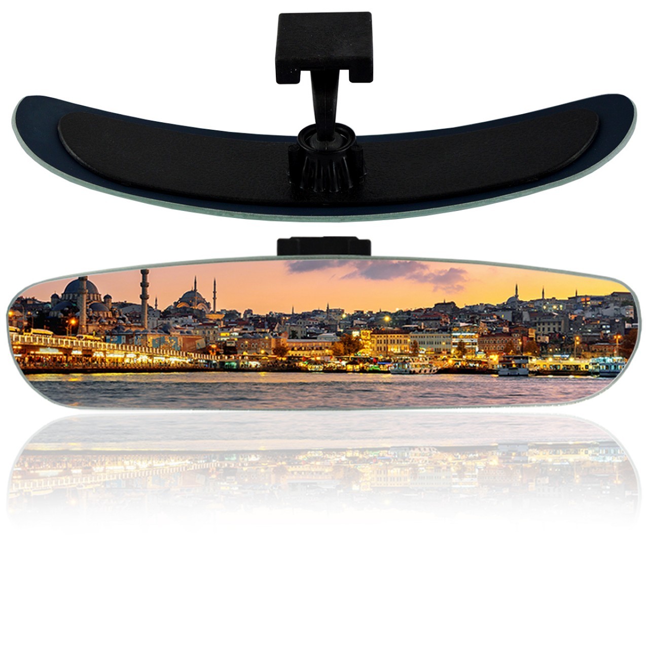 O-va Vertical Arm-6 Interior Rear View Mirror 265x65 mm