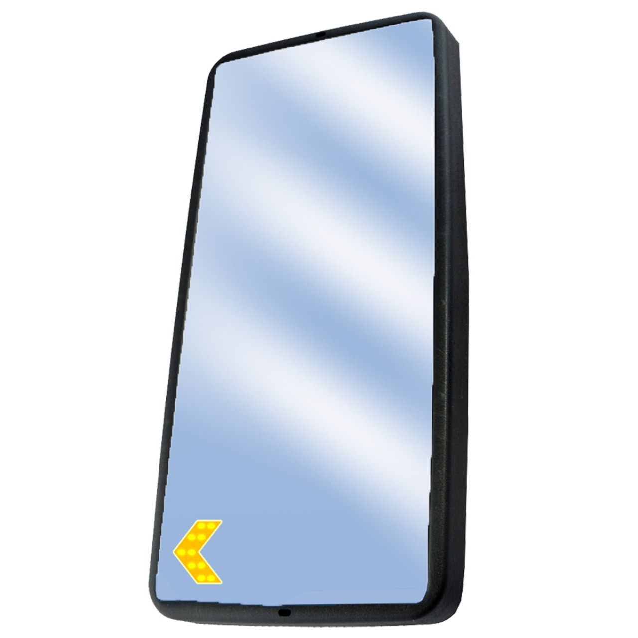 Universal Unheated Outside Rearview Mirror Glass Plastic-backed Left Man Bmc Pro Daf YM 403 205x384 mm