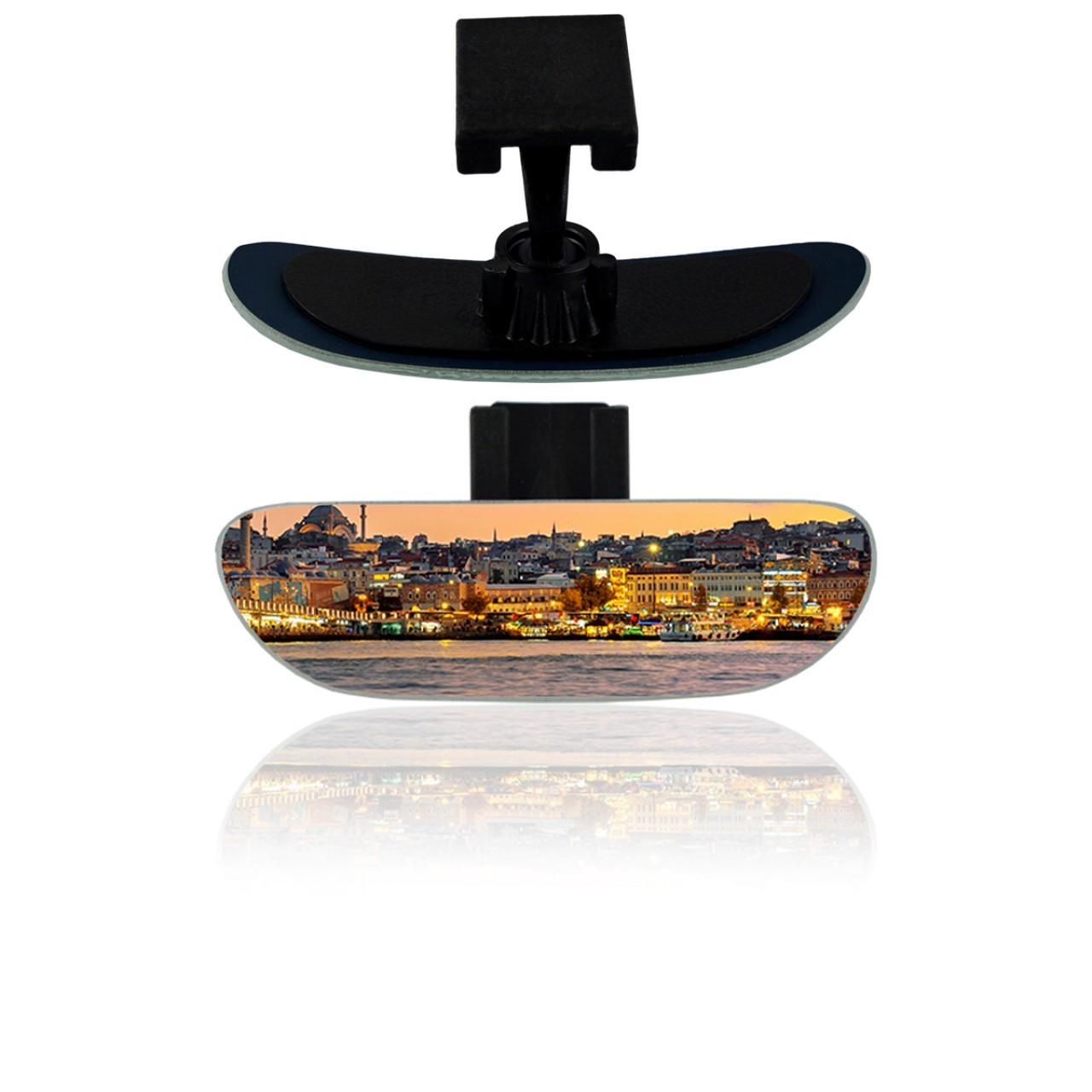 O-va Vertical Arm-3 Interior Rear View Mirror 160x48 mm