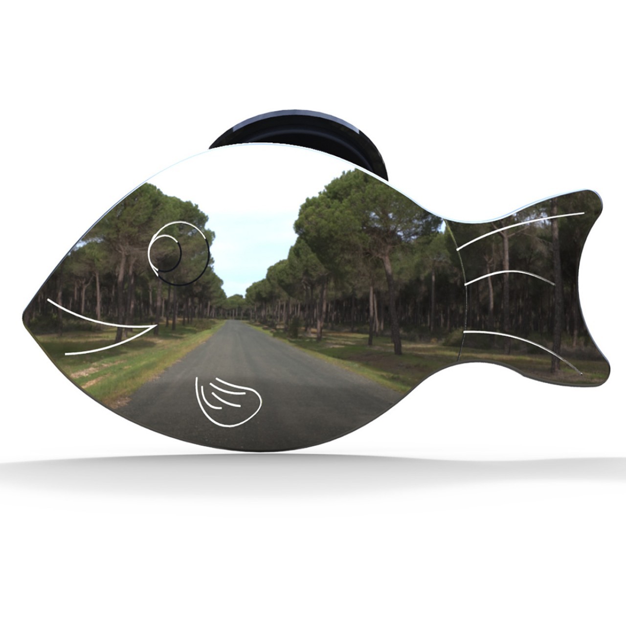 Kiva Fish Зеркало для слепых зон 86x165 мм