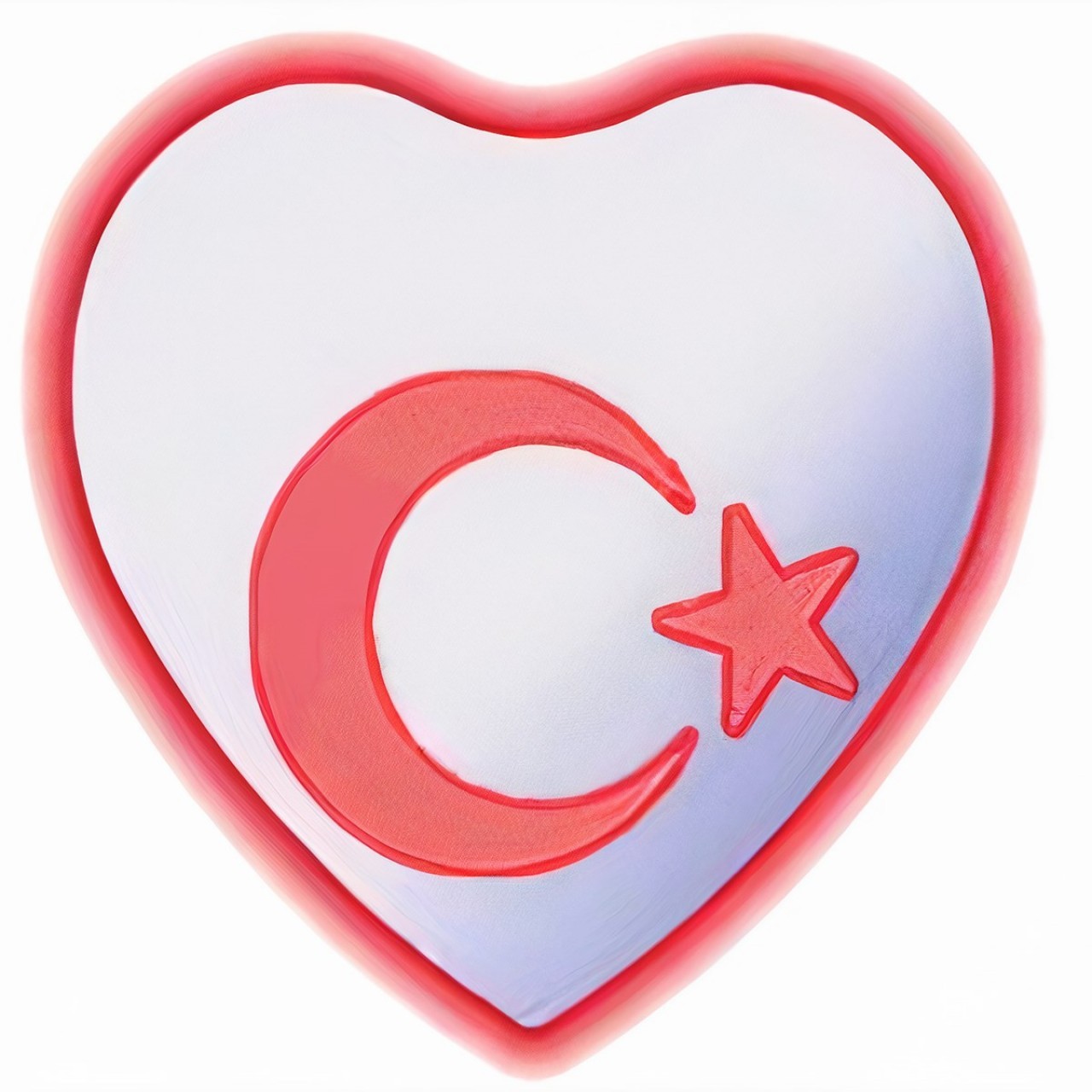 Внутреннее зеркало заднего вида с подсветкой Heart Moon Star 115 мм